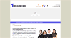 Desktop Screenshot of 1stresource.co.uk